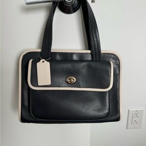 Vintage Coach Safari Tote Bag